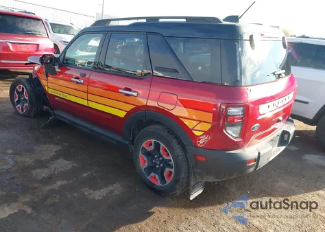 2025 Ford Bronco Sport Free Wheeling из США, поврежденный, VIN 3FMCR9KN9SRE20712